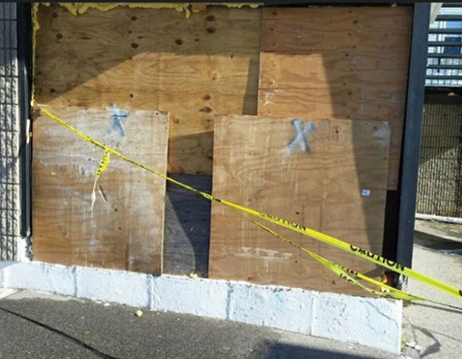 commercial business restaurant north providence rhode island vehicle collision